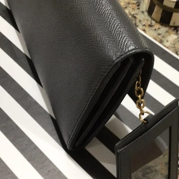 New Salvatore Ferragamo Leather Wallet Stromboli Sand - Picture 11 of 13